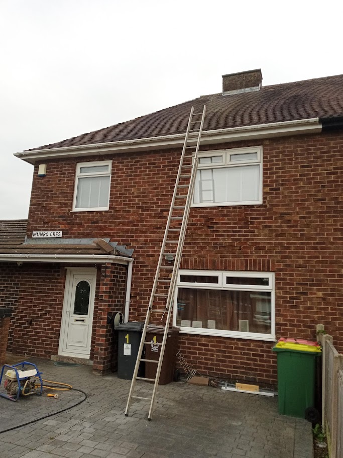 Roof maintenance work